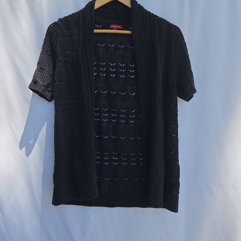Merona Black Shaw Jacket XL